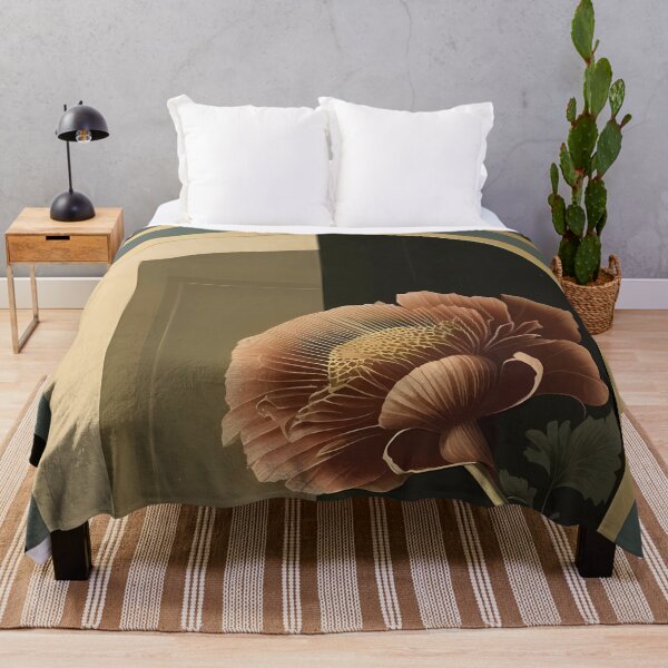 Item preview, Retro flower print designed and sold by UrbanHedgehog.
