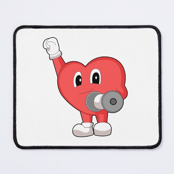 Item preview, Heart Bodybuilder Dumbbell Bodybuilding designed and sold by Snabdesign84.