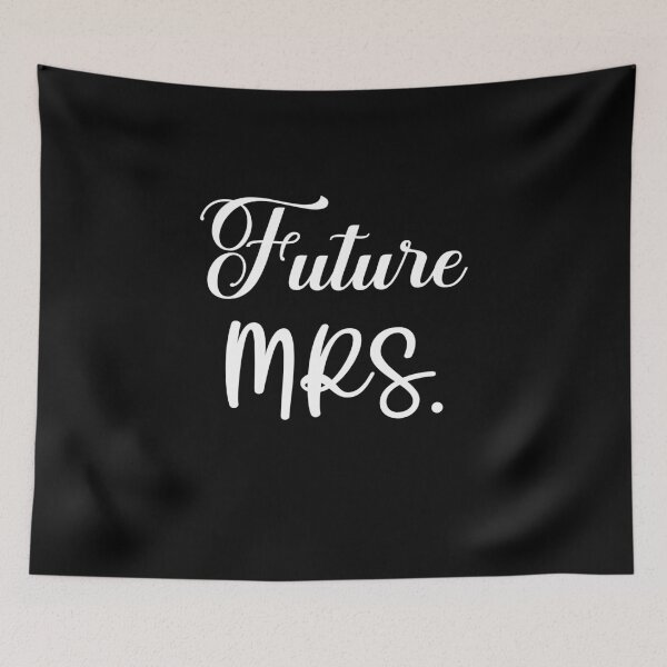 Item preview, Future Mrs T-shirt - Sticker Redbubble designed and sold by bluehatgraphics.