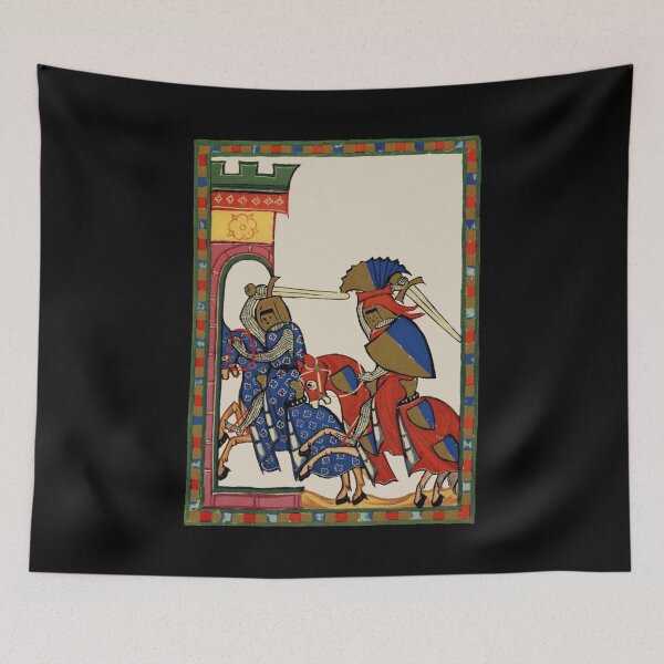 Item preview, Knights Storming The Castle, 14th Century designed and sold by Cat Lady Designs.