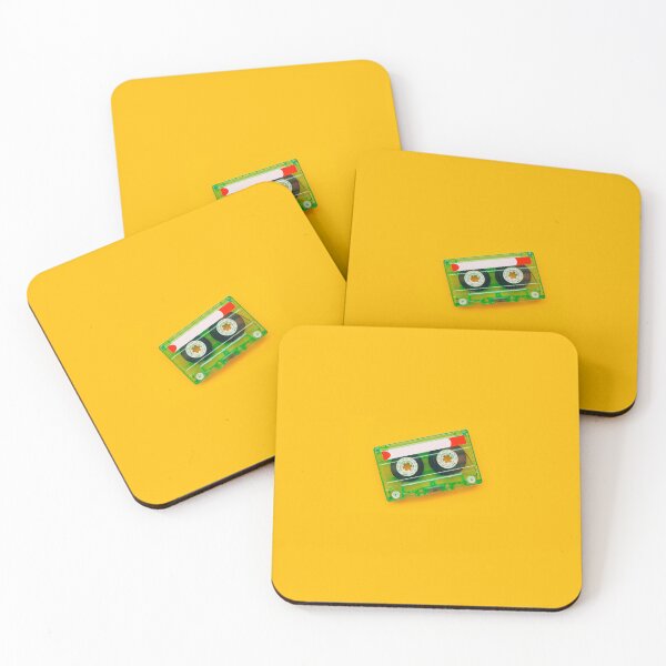 Item preview, Audio cassette on bright yellow background designed and sold by stevanovicigor.