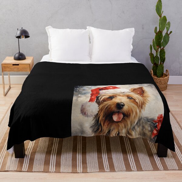Item preview, Silky Terrier Feliz Navidad designed and sold by CUTEDOGGIEZ.