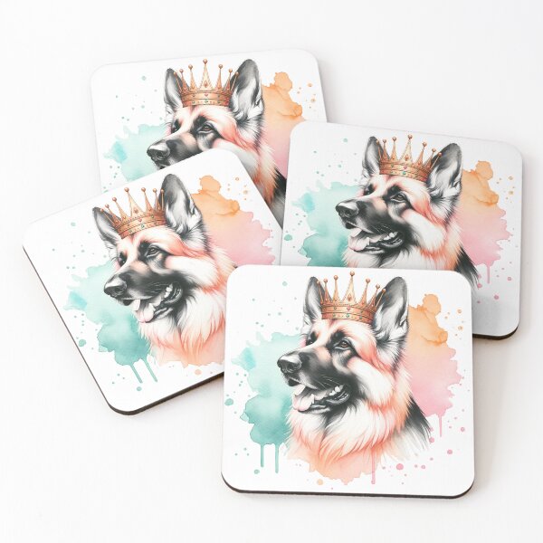 Item preview, Royal Canine Majesty: The Crowned Shepherd designed and sold by WatercolorWhisk.