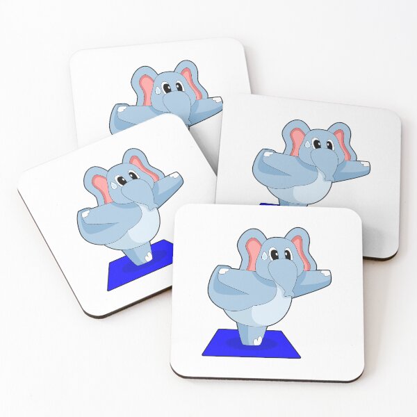 Item preview, Elephant Yoga Fitness Gymnastics designed and sold by Snabdesign84.