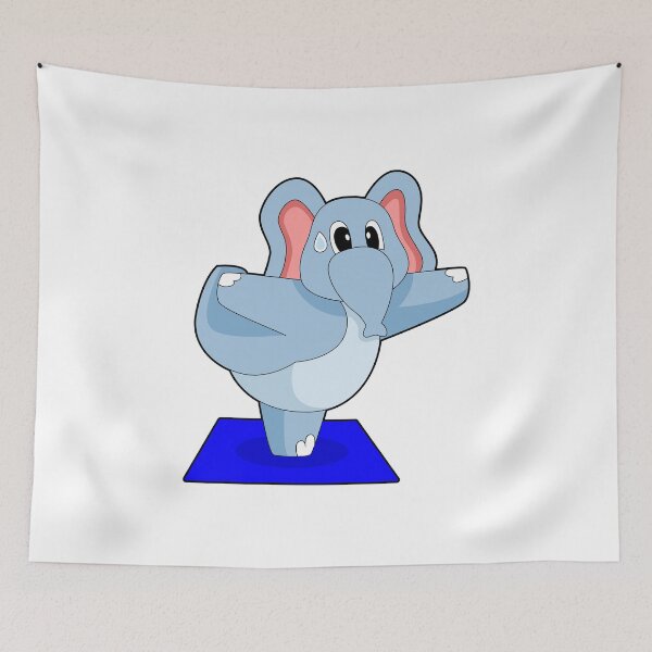 Item preview, Elephant Yoga Fitness Gymnastics designed and sold by Snabdesign84.