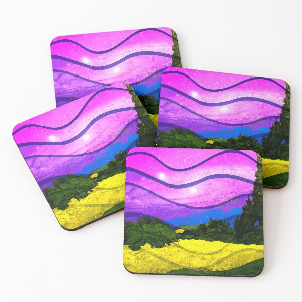Item preview, Wheat Field with Cypresses by Van Gogh (Remix by SABRE) designed and sold by sabreart.