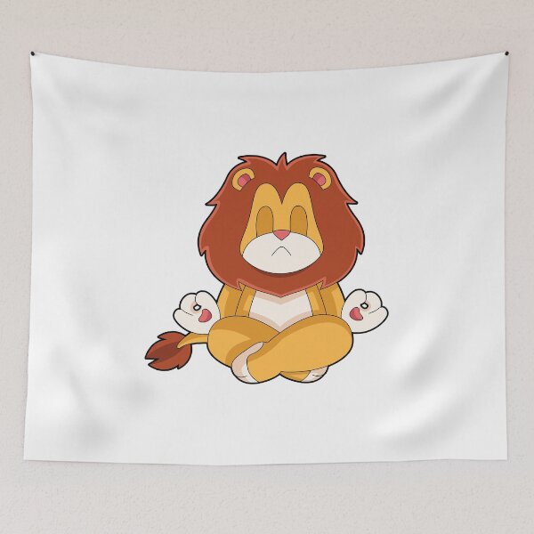 Item preview, Lion Yoga Fitness Meditation designed and sold by Snabdesign84.