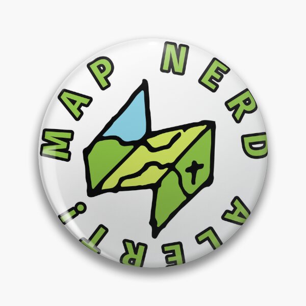 Item preview, map nerd alert designed and sold by GodsOfArt.