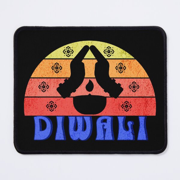 Item preview, Retro Sunset Diwali designed and sold by HolidayBug.