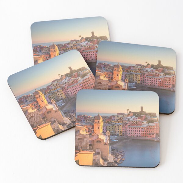 Item preview, Vernazza village, view at sunset. Cinque Terre, Liguria, Italy designed and sold by Stefano Orazzini.