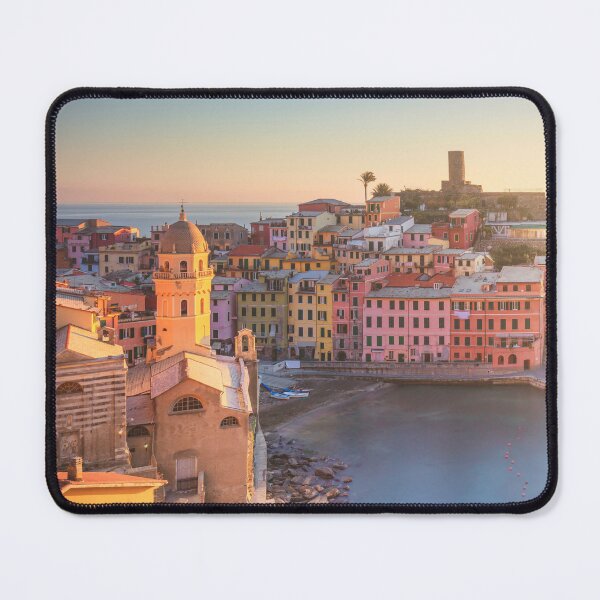 Item preview, Vernazza village, view at sunset. Cinque Terre, Liguria, Italy designed and sold by Stefano Orazzini.