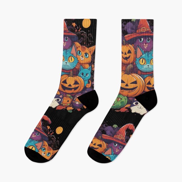 Item preview, Sweet kittens and pumpkins, Halloween - full of charm! designed and sold by etnia.