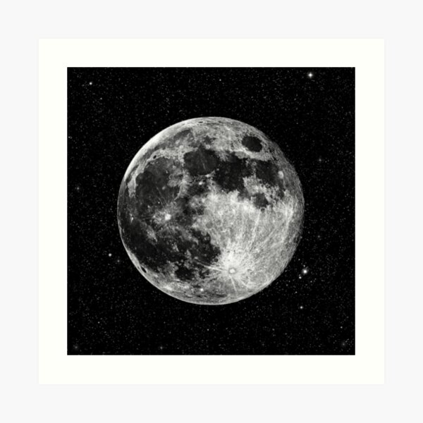 Full Moon Art Print