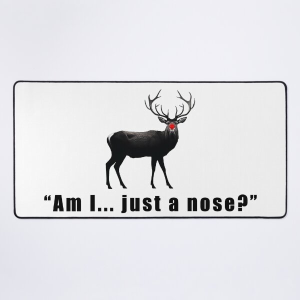 Item preview, Existential Rudolph Christmas Pattern designed and sold by SideSignal.