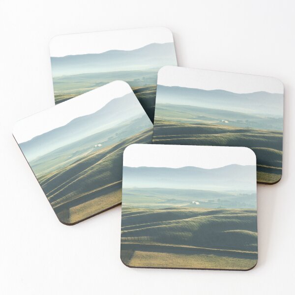 Item preview, Foggy morning in Tuscany. Rolling hills at sunrise. Pienza, Val d'Orcia designed and sold by Stefano Orazzini.