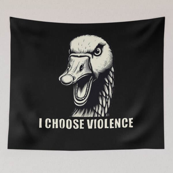 Item preview, I choose violence goose designed and sold by Bjammer.