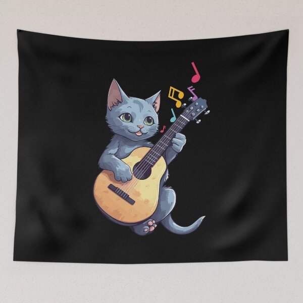 Item preview, gato guitarra designed and sold by FLOWER--ART.