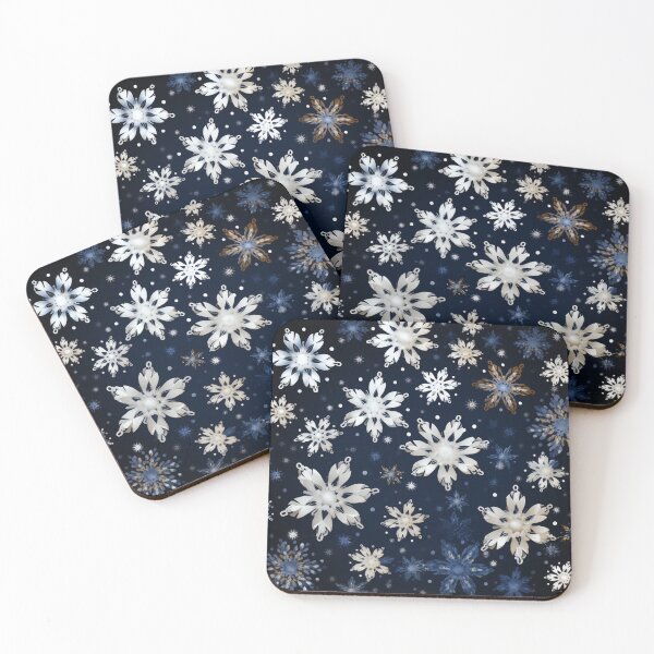 Item preview, Beauty snowflakes pattern designed and sold by SmileshareShop.