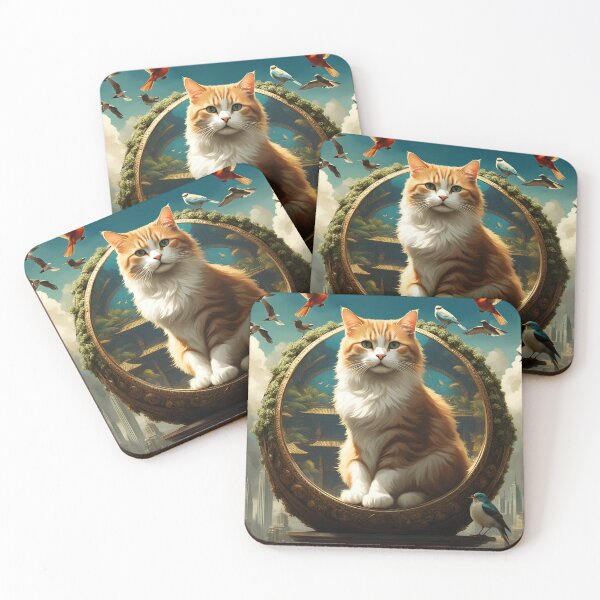 Item preview, Cat and Pedestal designed and sold by HabitableMoons.