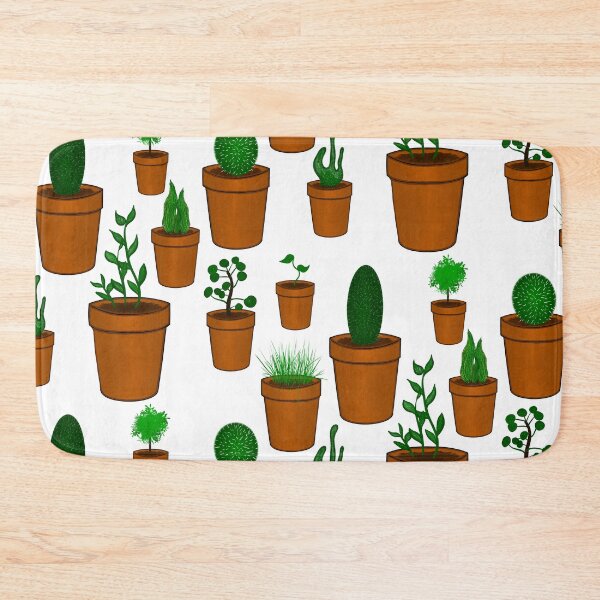 Item preview, Potted plants pattern designed and sold by TicaCreations.