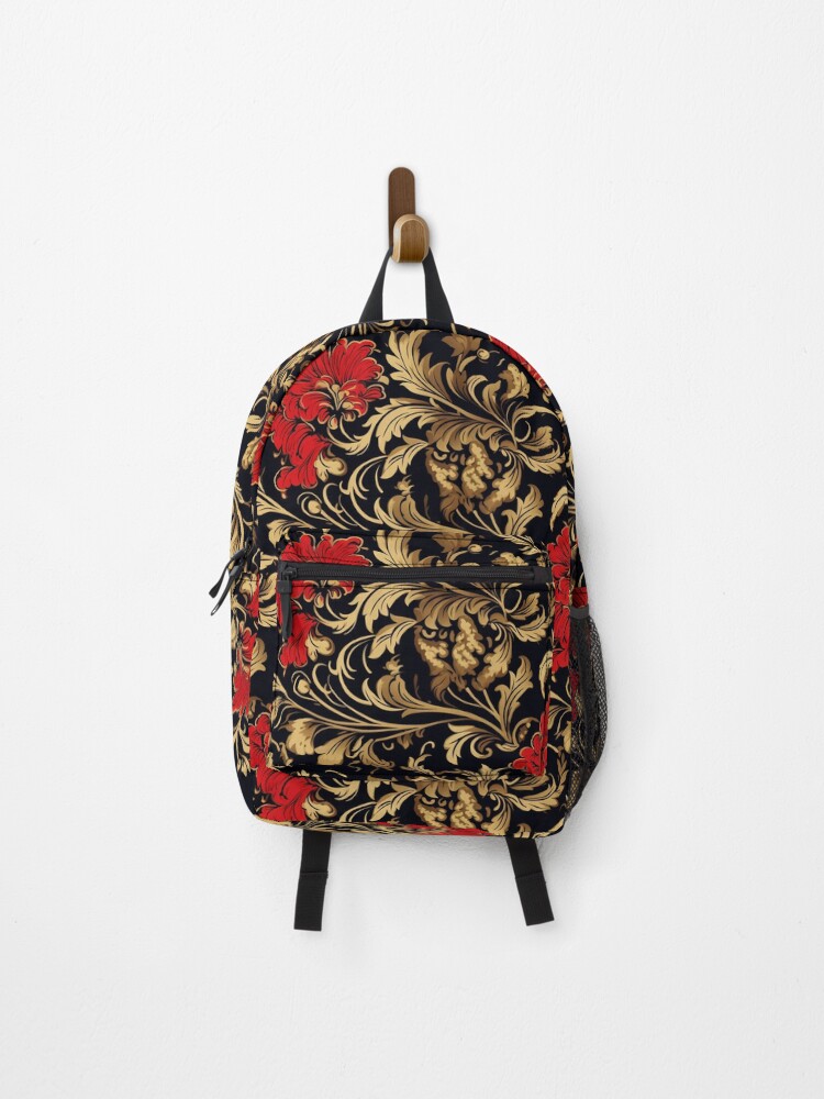 Thumbnail 1 of 3, Backpack, Brocade Pattern designed and sold by SideSignal.
