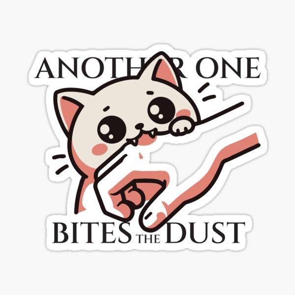 Queen Another One Bites The Dust 4 Album Cover Sticker