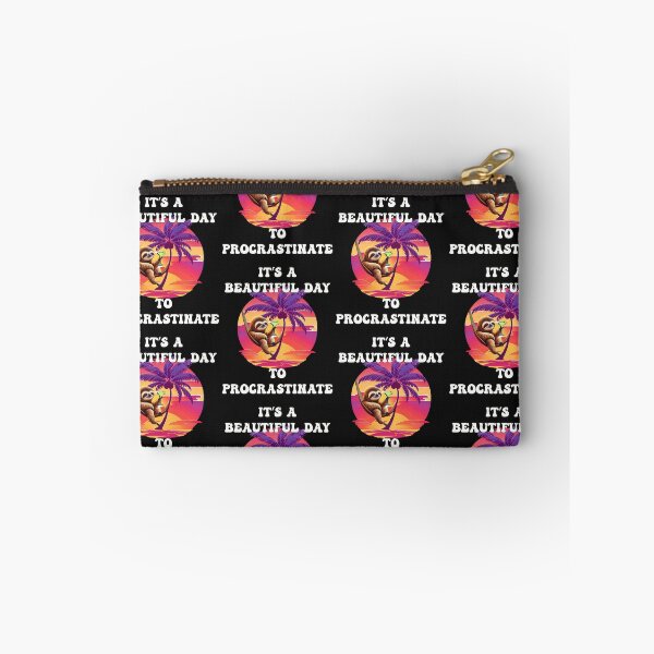 Item preview, Funny Sarcasm It's A Beautiful Day To Procrastinate Sloth designed and sold by Cute & Sassy Custom Gifting Boutiques.