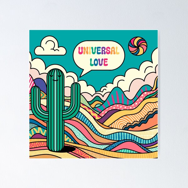 Item preview, Universal Love, Said the Cactus Person designed and sold by kwrat.