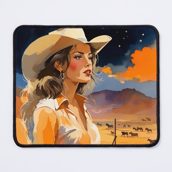 Item preview, Sunset Cowgirl Dream designed and sold by eugene-bronco.