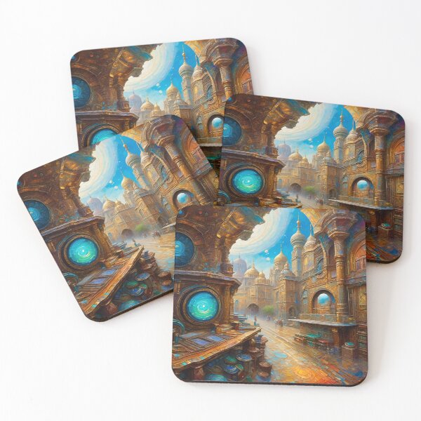 Item preview, Alien Cityscape designed and sold by Delerat7.