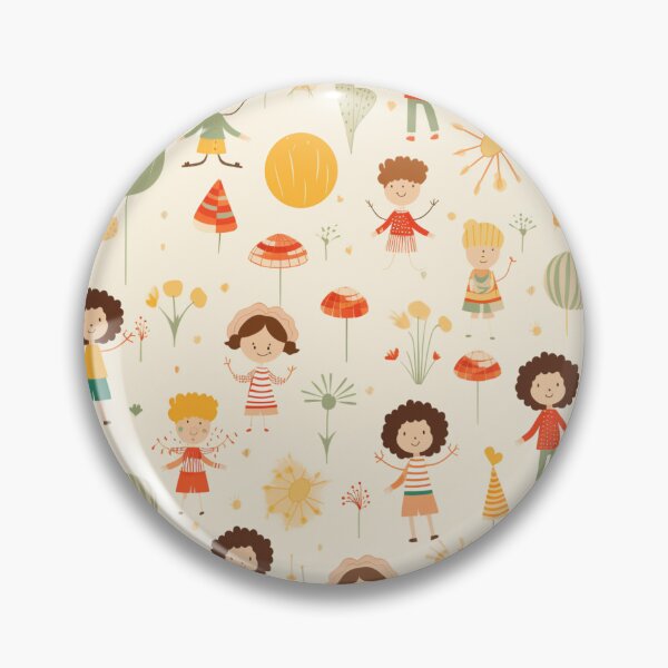 Item preview, Happy kids pattern designed and sold by SmileshareShop.