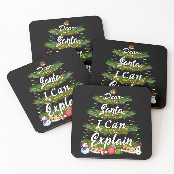 Item preview, Dear Santa, I Can Explain - Christmas Tree designed and sold by MoSaid.