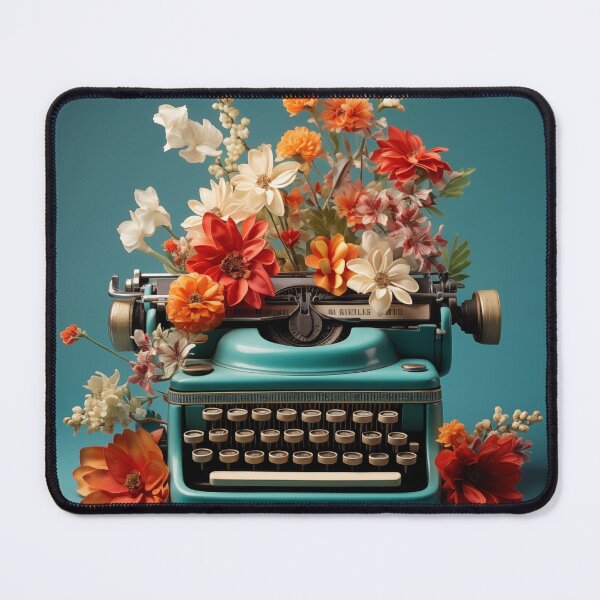 Item preview, Floral Prose Typewriter designed and sold by YegMark.