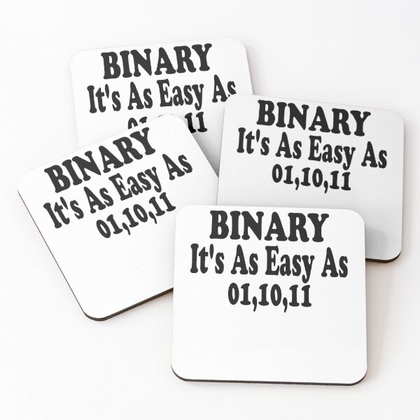 Item preview, Binary It's As Easy As 01,10,11 designed and sold by stylechoc.