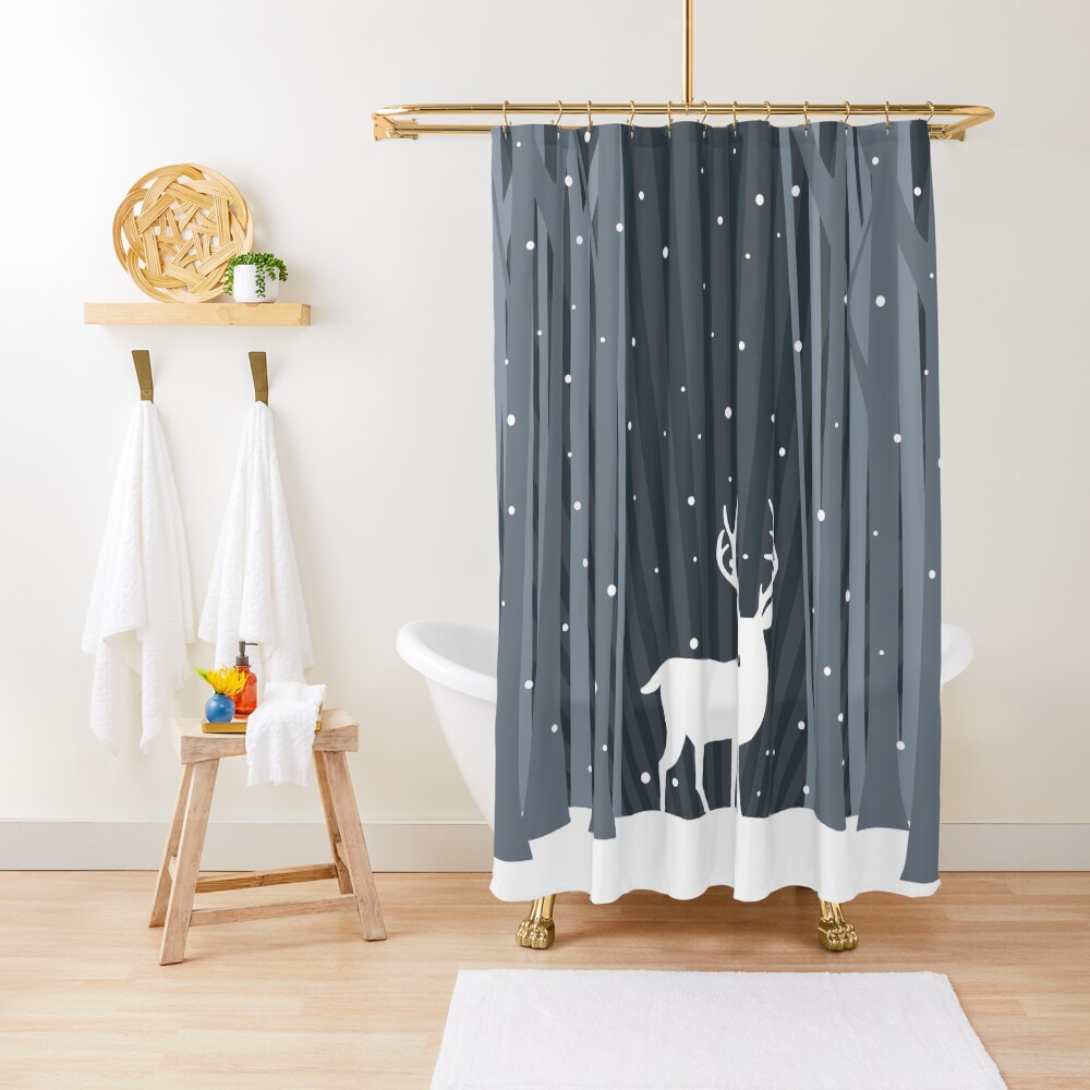 Item preview, Shower Curtain designed and sold by hidden-design.