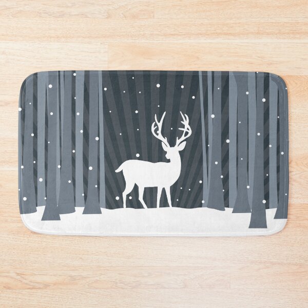 Item preview, Snow Deer In the Woods designed and sold by hidden-design.