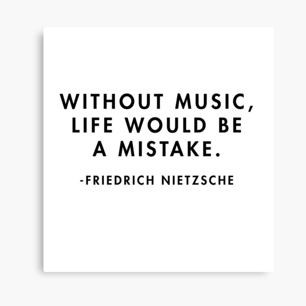 Item preview, Friedrich Nietzsche - Without Music, Life Would Be a Mistake designed and sold by AlanPun.