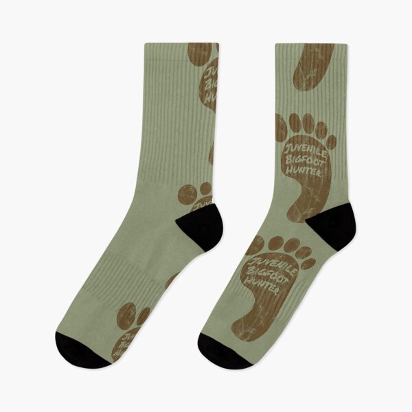Item preview, Juvenile Bigfoot Hunter - Vintage Distressed Footprint  designed and sold by GVRDesign.