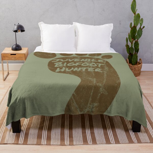 Item preview, Juvenile Bigfoot Hunter - Vintage Distressed Footprint  designed and sold by GVRDesign.