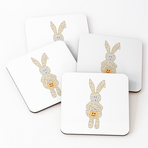 Item preview, bunny dressed as mummy designed and sold by laurenhydde.