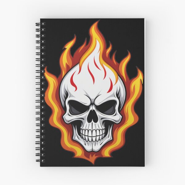 Item preview, A Flaming Skull designed and sold by Gilby-Designs.