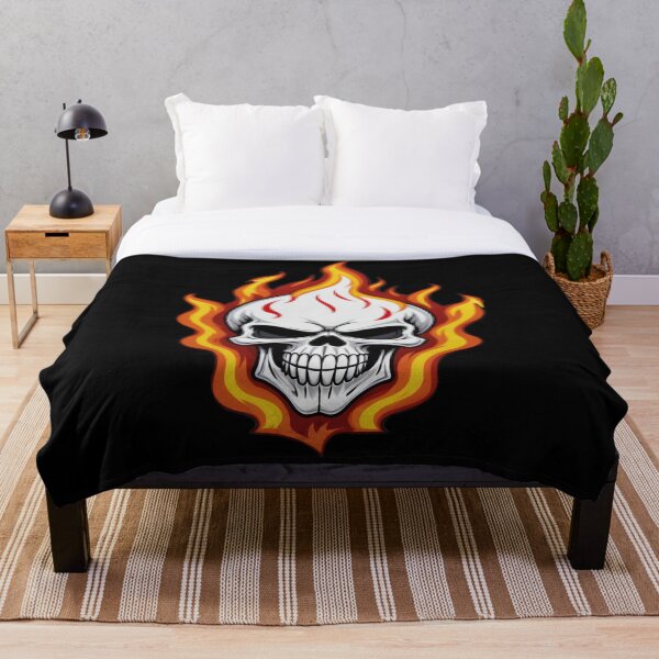 Item preview, A Flaming Skull designed and sold by Gilby-Designs.