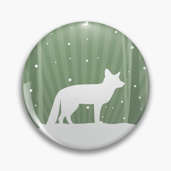 Item preview, Snow Fox In the Winter Woods designed and sold by hidden-design.
