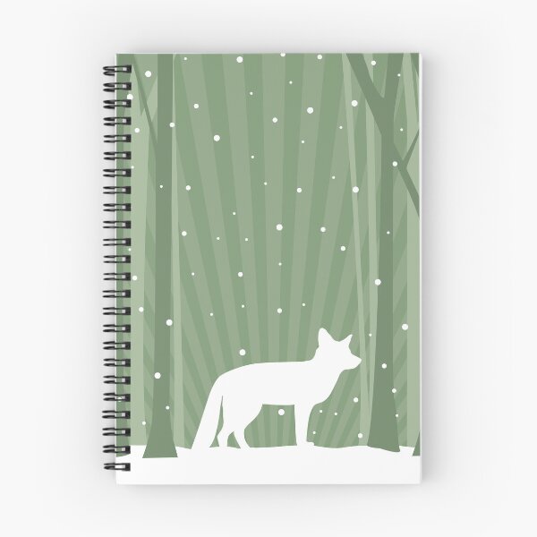 Item preview, Snow Fox In the Winter Woods designed and sold by hidden-design.
