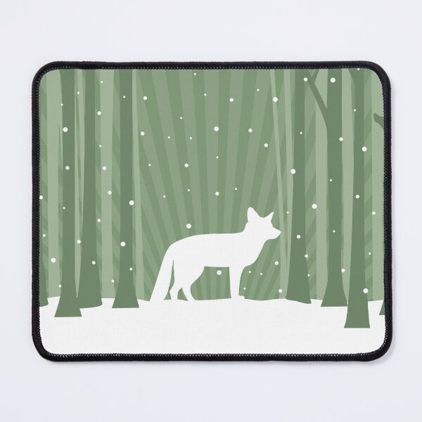 Item preview, Snow Fox In the Winter Woods designed and sold by hidden-design.