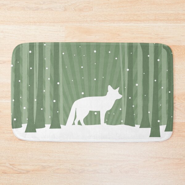 Item preview, Snow Fox In the Winter Woods designed and sold by hidden-design.