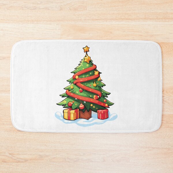 Item preview, Cartoon christmas tree full of decorations designed and sold by twisted-dot.