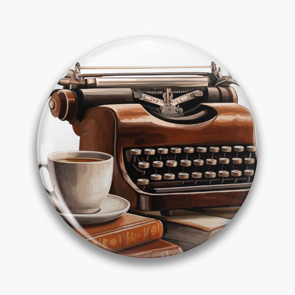 Item preview, Typewriter, Books, and Coffee designed and sold by YegMark.