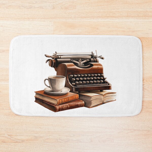 Item preview, Typewriter, Books, and Coffee designed and sold by YegMark.
