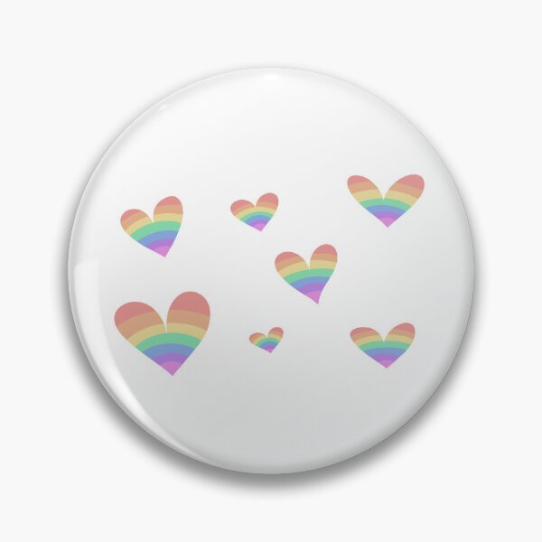 Item preview, Pastel Rainbow Colored Hearts Sticker Pack designed and sold by florence-along.